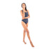 Santorini Swimsuit Pebble Dark Blue