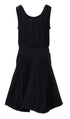 Black Cable Knit Dress for Girls