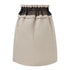 Linen Skirt with Ruffles