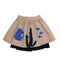 MAGIC MENDING PRELOVED Beige Cotton Skirt with Submarine, 4 years