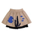 MAGIC MENDING PRELOVED Beige Cotton Skirt with Submarine, 4 years