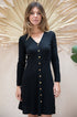 Robe Camélia noire