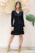 Robe Camélia noire