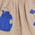 MAGIC MENDING PRELOVED Beige Cotton Skirt with Submarine, 4 years