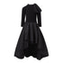 Black Dress with Trail