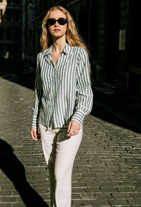 Chemise Kauri verte
