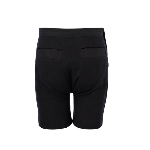 Boys and Girls Black Bermuda Shorts