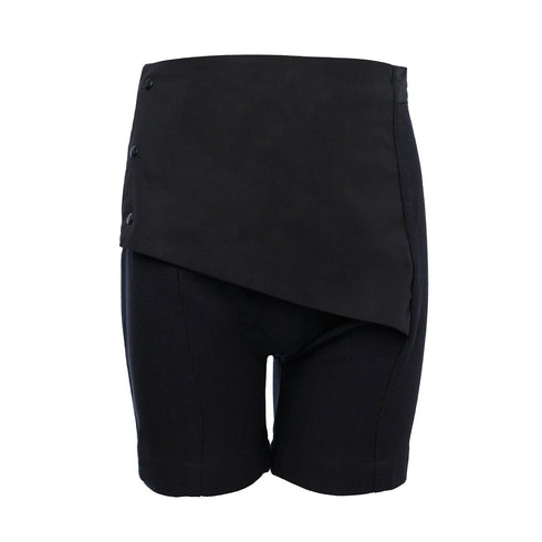 Boys and Girls Black Bermuda Shorts