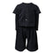 Kids Black Short Boiler Suit