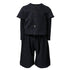 Kids Black Short Boiler Suit