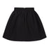 Black Cotton Canvas Skirt