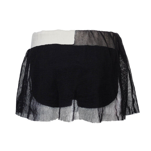 Black Velvet Bloomers with Tulle for Girls