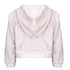 Boys and Girls Hooded Off White Jacket