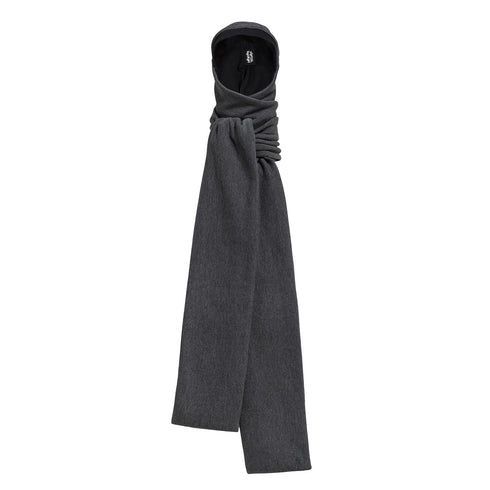 Grey Scarf-Hat