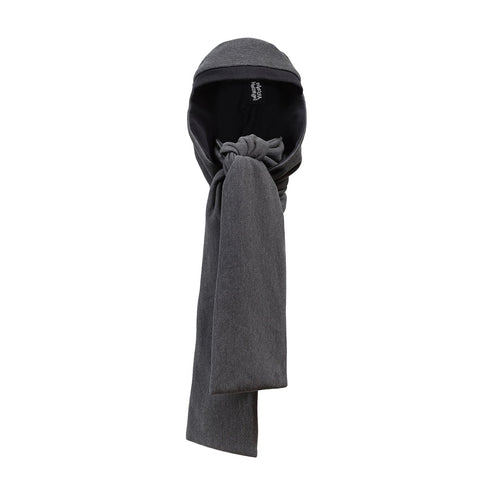 Grey Scarf-Hat