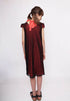 Organic Cotton Girls Tulle Dress in Red