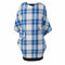 Blue and White Girls Tartan Dress
