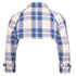 Kids Bolero Jacket in Blue & White Tartan