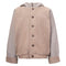 Beige Fleece Hoodie for Kids