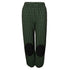 Black and Green pied de poule Kids Pants with Knee Patches