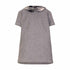 Grey Cotton Fleece Baby Dress
