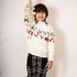 Kids Pants in Bordeaux and Green Tartan