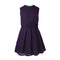 Purple Summer Dress with Pleats