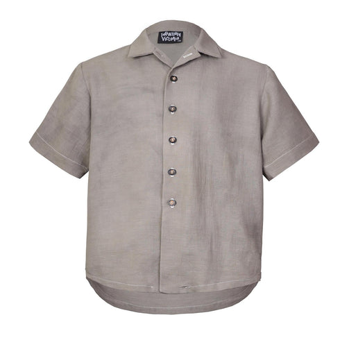 Kids Shirt in Khaki Weganool Vegan Cashmere