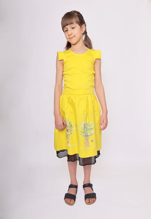 CANOPY SUNDRESS Organic Cotton Baby Girls Dress