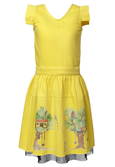 CANOPY SUNDRESS Organic Cotton Baby Girls Dress