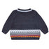 Grey Baby Cardigan with Hand Embroidery