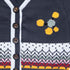Grey Baby Cardigan with Hand Embroidery