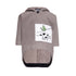 Beige Cotton Fleece Hoodie for Baby