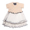 Baby Girl Tulle Dress in Beige