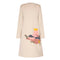 Beige Knitted Dress for Girls