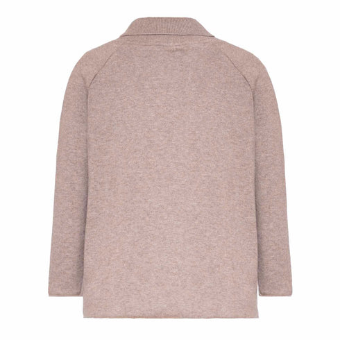 Beige Knitted Kids Sweater