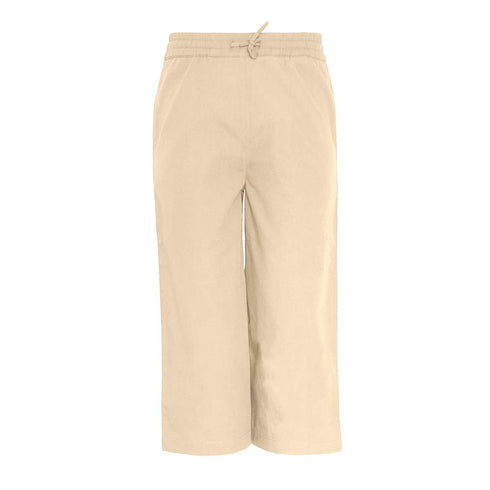 Beige Cotton Pants