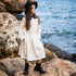 Beige Cotton Dress for Girls