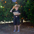 Kids' Cotton Farmer Dungaree in Black