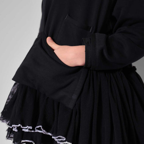Black Designer Hoodie for Kids