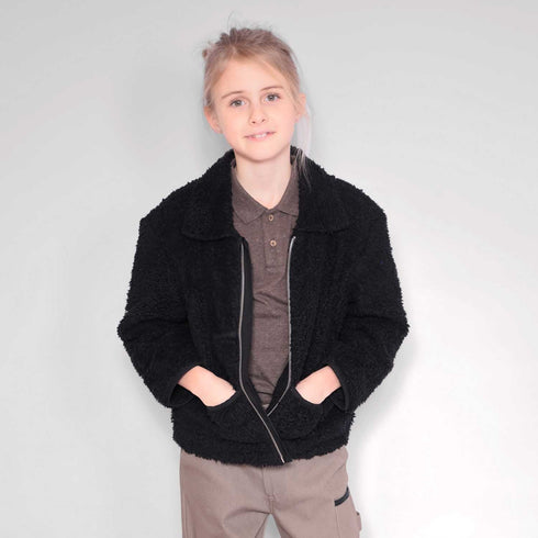 Black Faux Fur Jacket