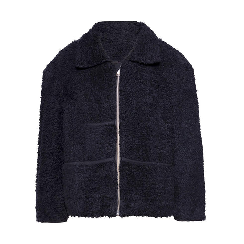 Black Faux Fur Jacket