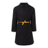 Girls Black Longsleeve Shirt Dress