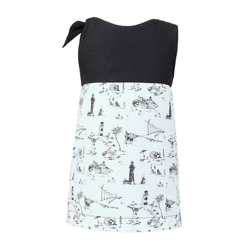 Baby Dress with Vintage Print