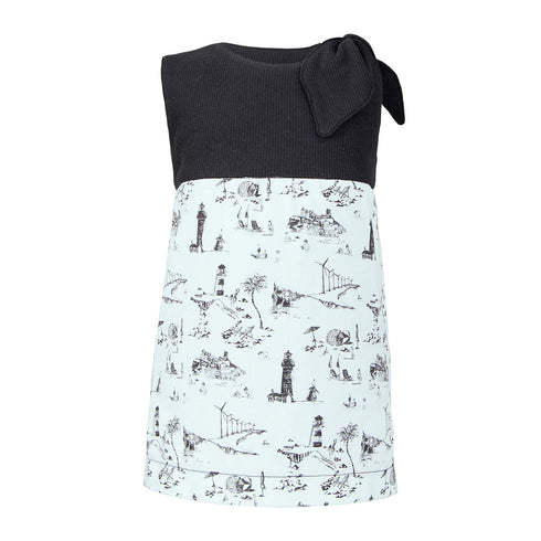 Baby Dress with Vintage Print