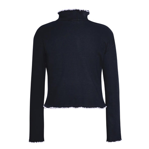 Black Turtleneck Top