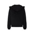 Knitted Kids Hoodie in Black