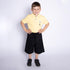 Boys and Girls Black Bermuda Shorts