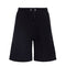 Boys and Girls Black Bermuda Shorts