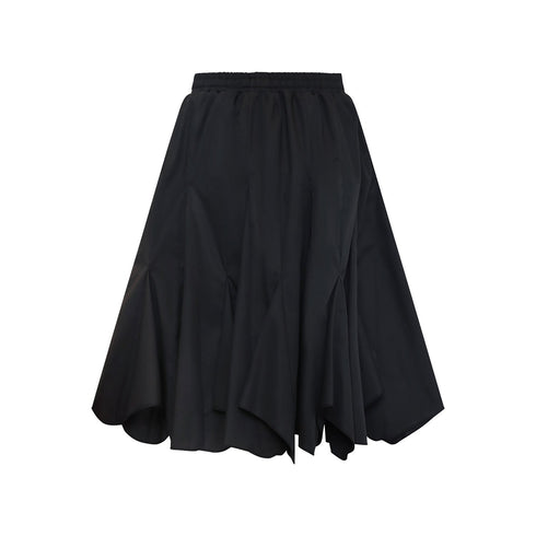 Zero Waste Black Flare Skirt